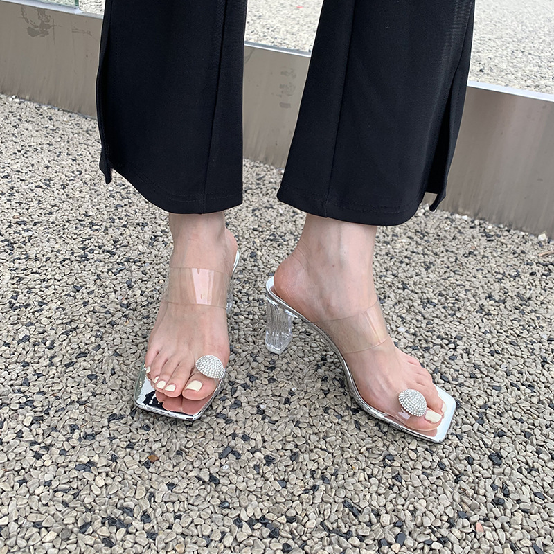 1712908549231_941513.jpg 2024 Summer New French Crystal Transparent Strap Rhinestone Slippers for Women High Heel Sandals